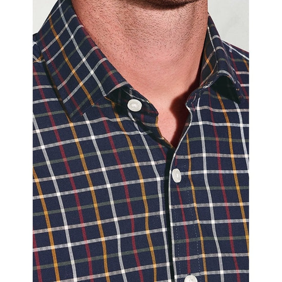 Young Ideas/Henmores - Standard Check Shirt - Navy Check - M