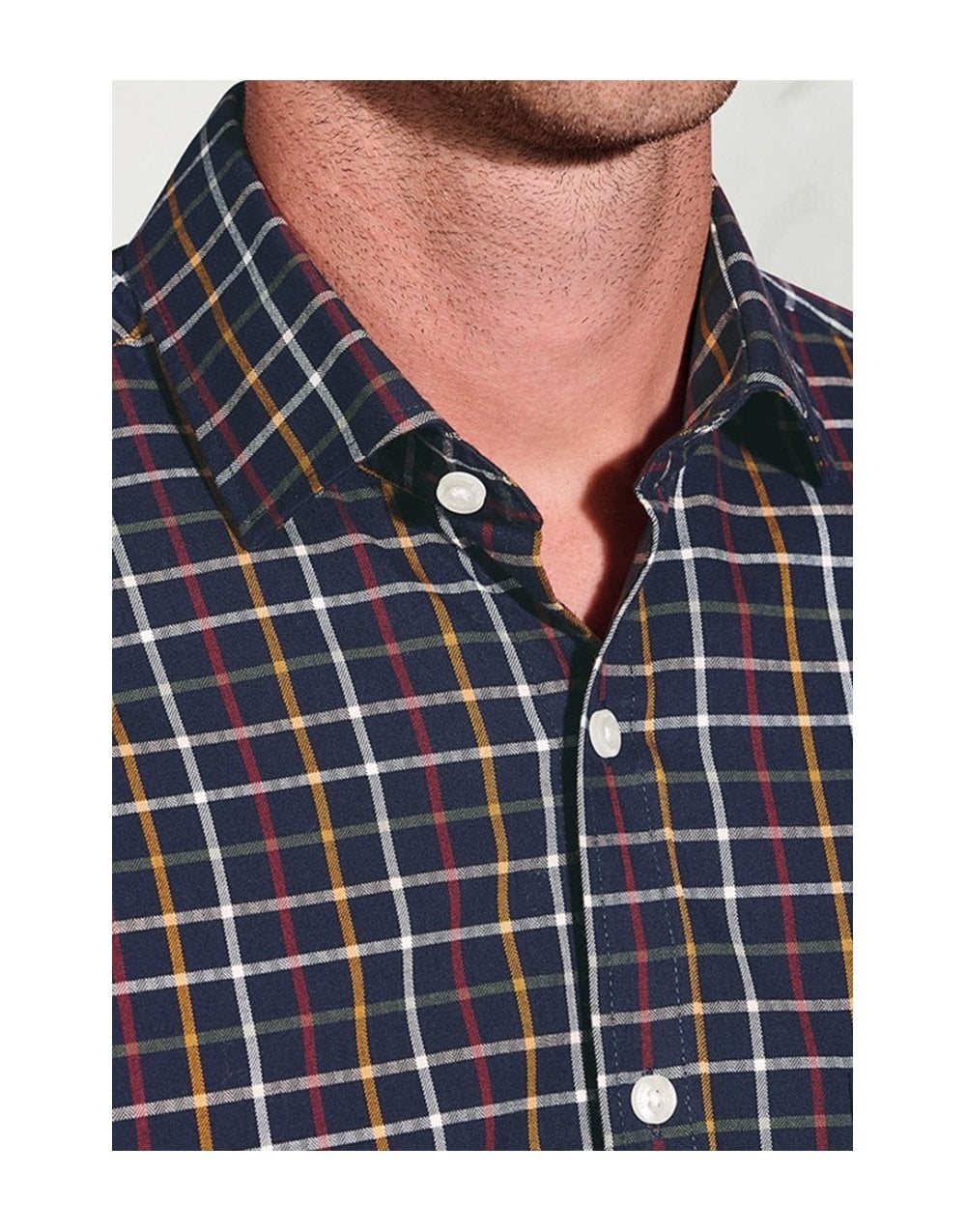 Young Ideas/Henmores - Standard Check Shirt - Navy Check - M