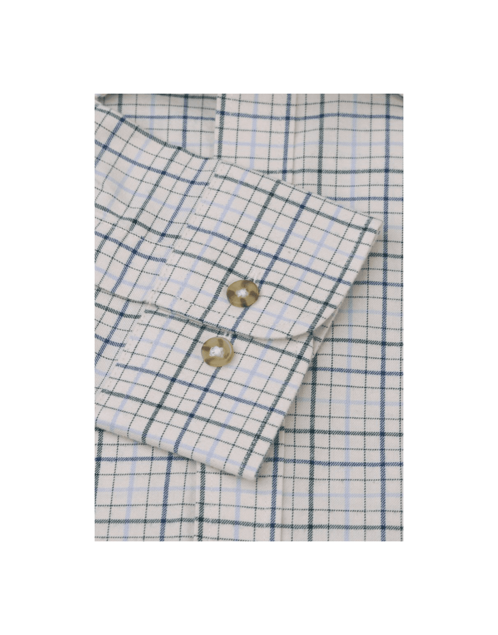 Young Ideas/Henmores - Tattersall Classic Fit Check Shirt - Navy Check - M