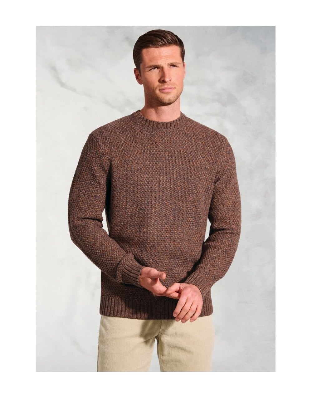 Young Ideas/Henmores - Taylor Twist Crew Neck Jumper - Rust - S