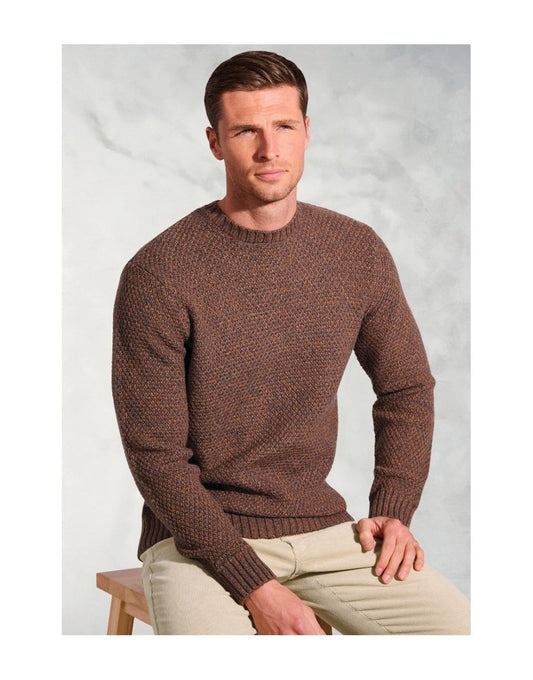 Young Ideas/Henmores - Taylor Twist Crew Neck Jumper - Rust - S