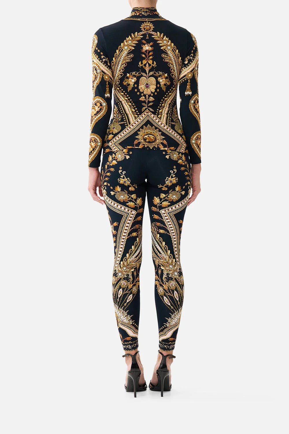Young Ideas & Henmores - Taurus Rising Jersey Turtleneck - Black/Gold - S