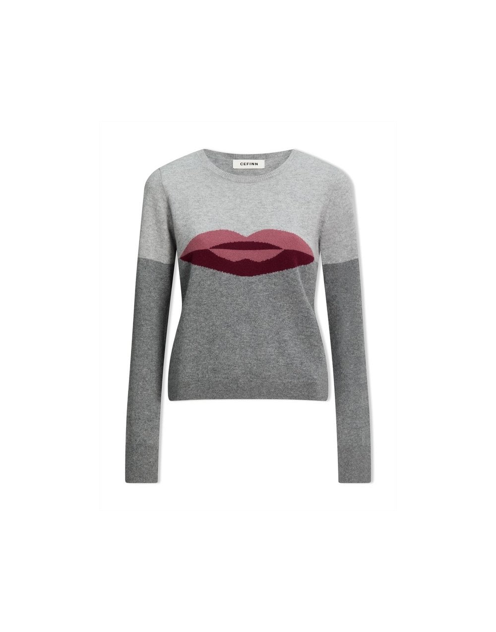 Young Ideas/Henmores - Lainey Cashmere Lips Jumper - Cream - XS