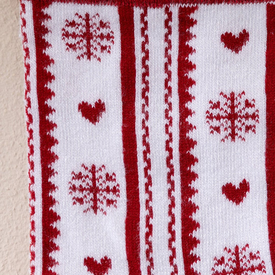 Young Ideas & Henmores -Chip Stripe Bauble Socks -Off White -OS