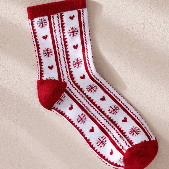 Young Ideas & Henmores -Chip Stripe Bauble Socks -Off White -OS