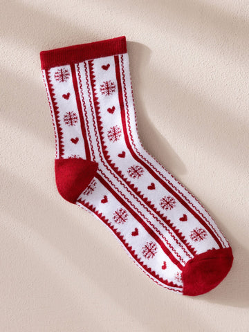 Young Ideas & Henmores -Chip Stripe Bauble Socks -Off White -OS