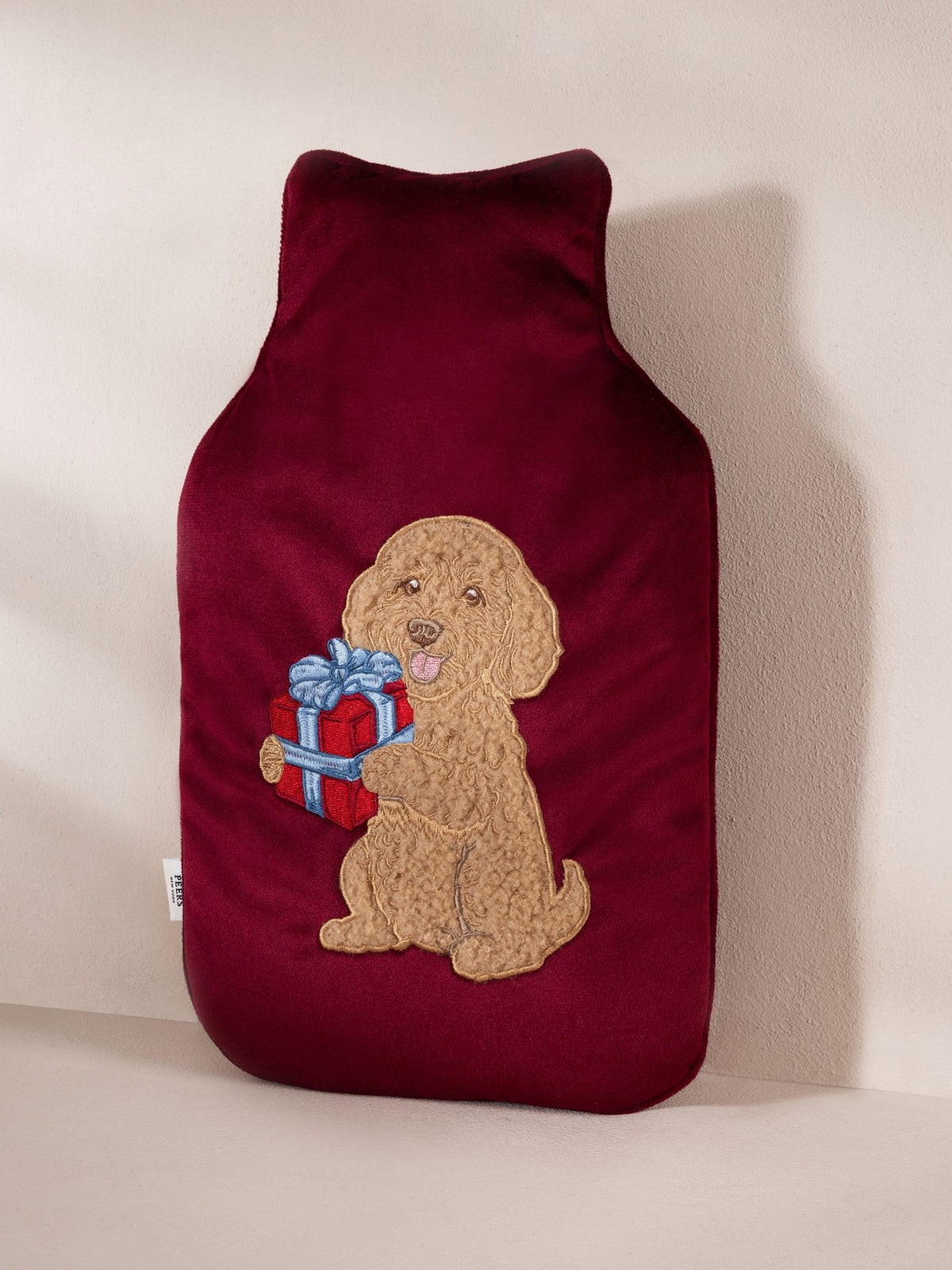 Young Ideas & Henmores -Hot Water Bottle Cover -Red Check Chip -OS