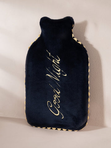 Young Ideas & Henmores -Hot Water Bottle Cover -Good Night Navy -OS
