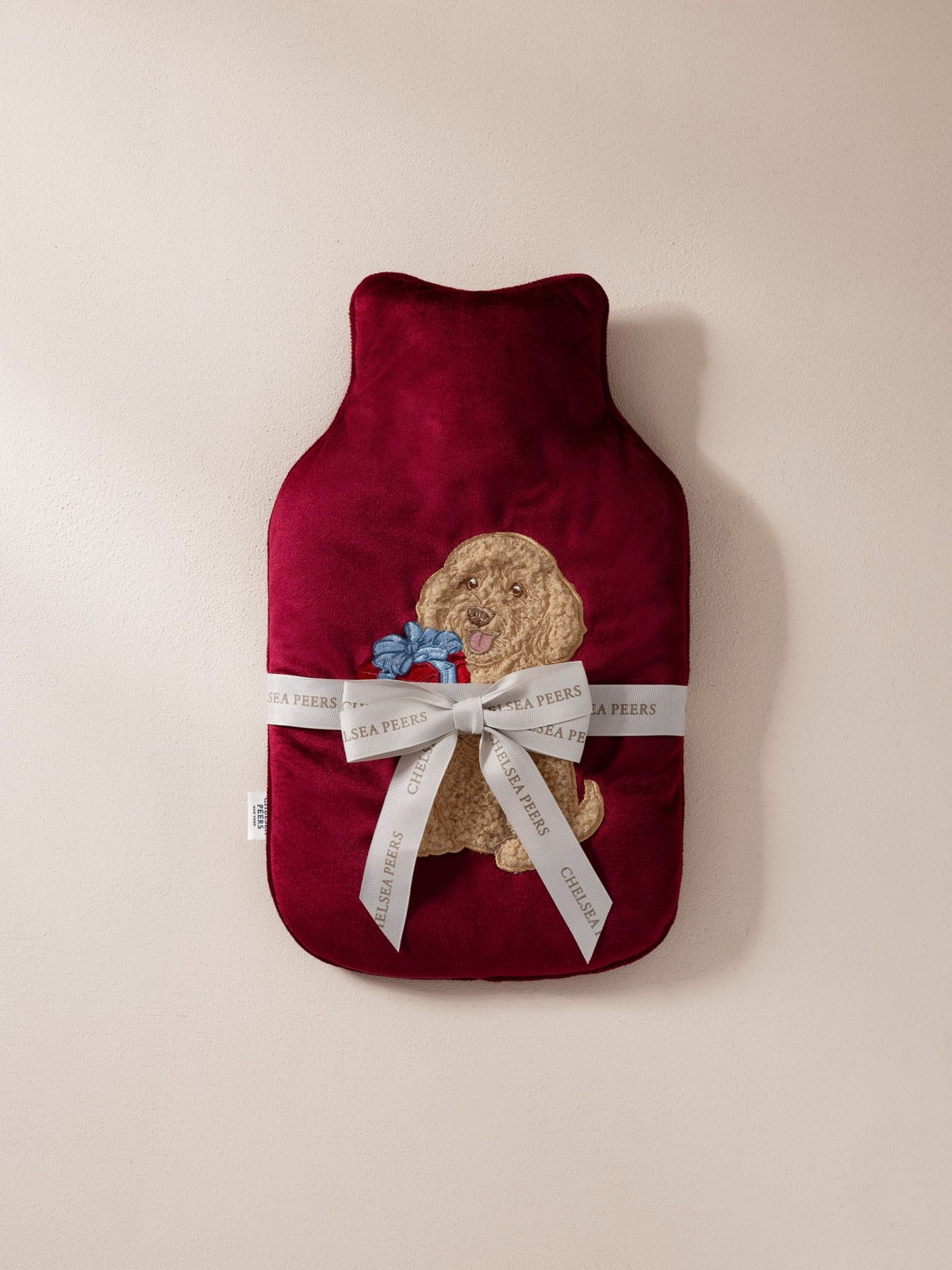Young Ideas & Henmores -Hot Water Bottle Cover -Red Check Chip -OS