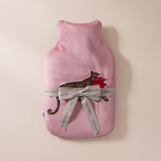 Young Ideas & Henmores -Hot Water Bottle Cover -Red Check Chip -OS