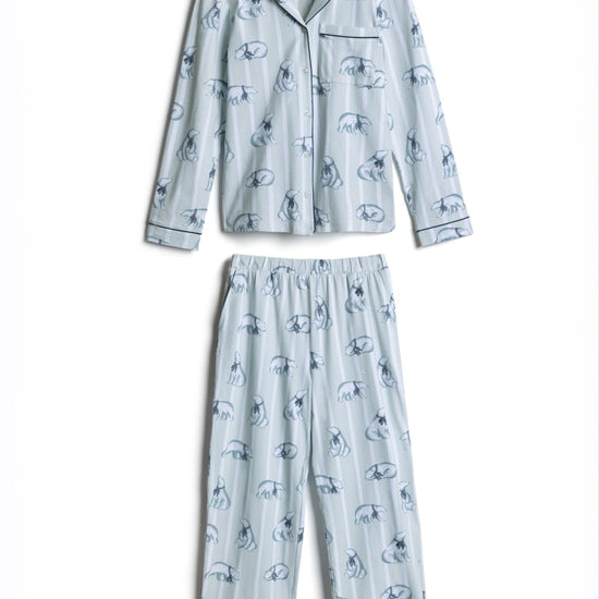 Young Ideas & Henmores -Organic Cotton Polar Bear Long Pyjama Set -White -8