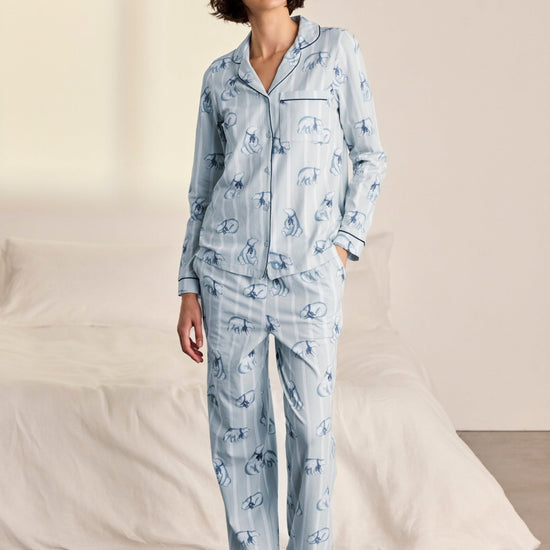 Young Ideas & Henmores -Organic Cotton Polar Bear Long Pyjama Set -White -8