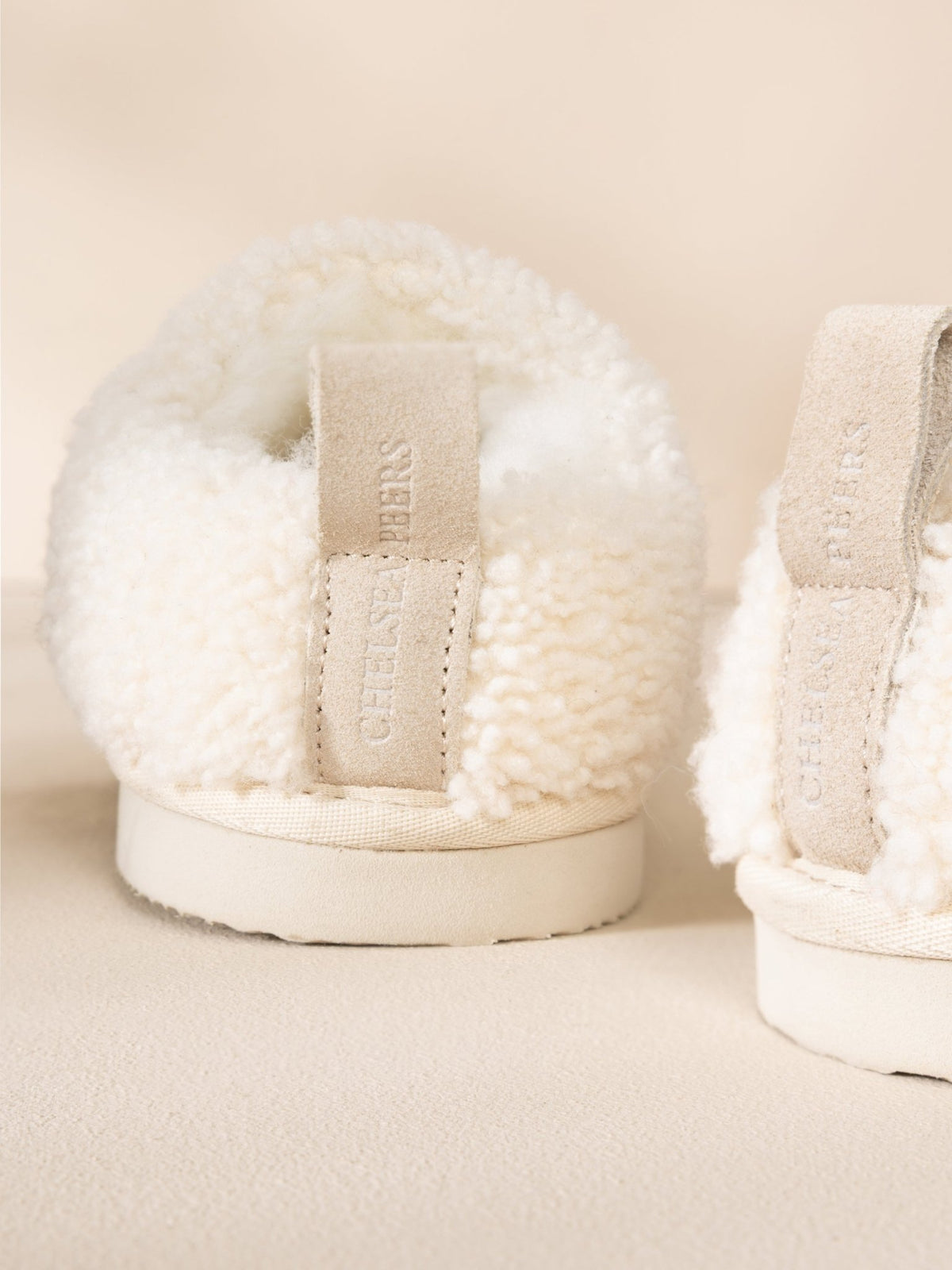 Young Ideas & Henmores -Plain Slippers -Off White -S