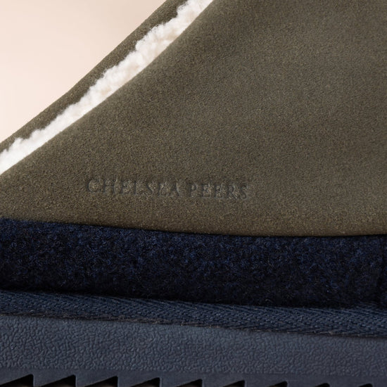 Young Ideas & Henmores -Plain Slippers -Khaki -S
