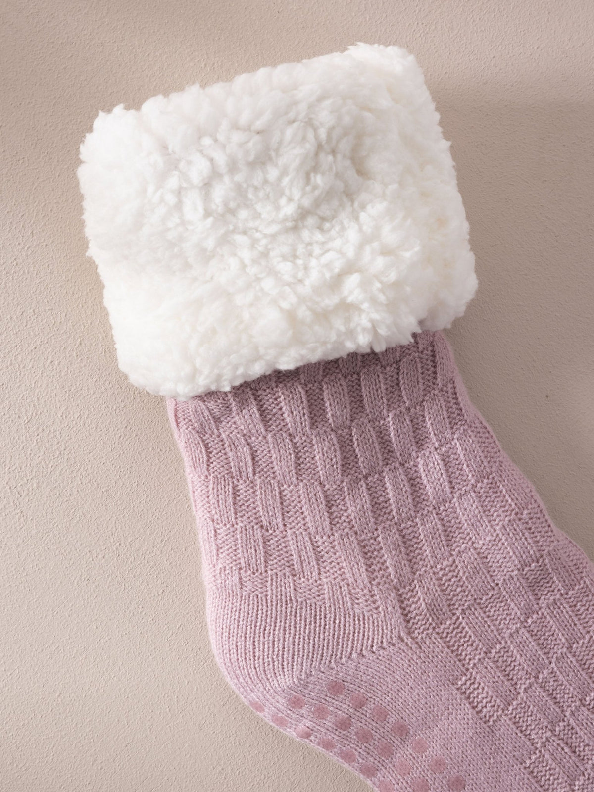 Young Ideas & Henmores -Slipper Socks -Plain Pink -OS