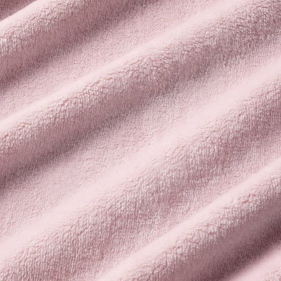 Young Ideas & Henmores -Womens Fleece Dressing Gown -Plain Pink -8