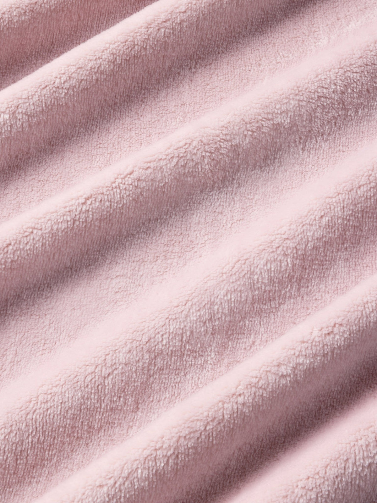 Young Ideas & Henmores -Womens Fleece Dressing Gown -Plain Pink -8