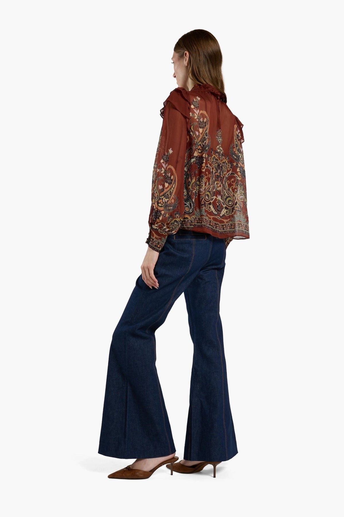Young Ideas & Henmores -Alicia Top -Montara Rust -XS