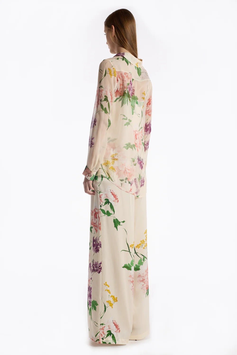 Young Ideas & Henmores - Klein Floral Tranquility Shirt - Ivory Tranquility - 8