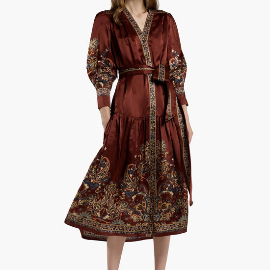 Young Ideas & Henmores -Layla Dress -Montara Rust -XS