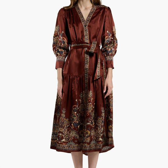 Young Ideas & Henmores -Layla Dress -Montara Rust -XS