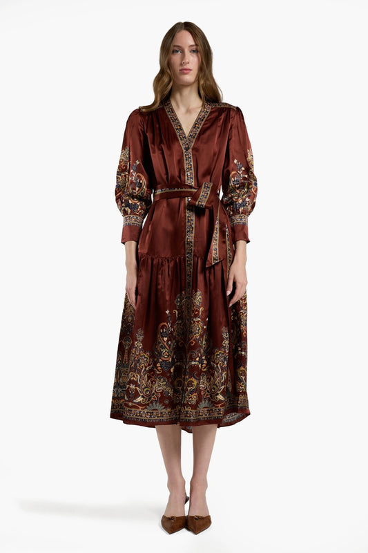 Young Ideas & Henmores -Layla Dress -Montara Rust -XS