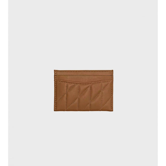 Young Ideas/Henmores - Essential Quilted Leather Card Case - Bluebell - OS