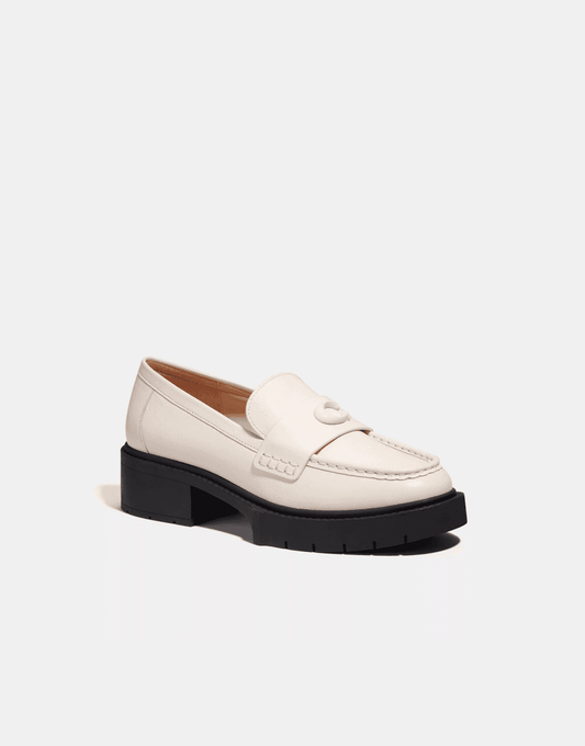 Young Ideas/Henmores - Leah Leather Loafer - Black - 3.5