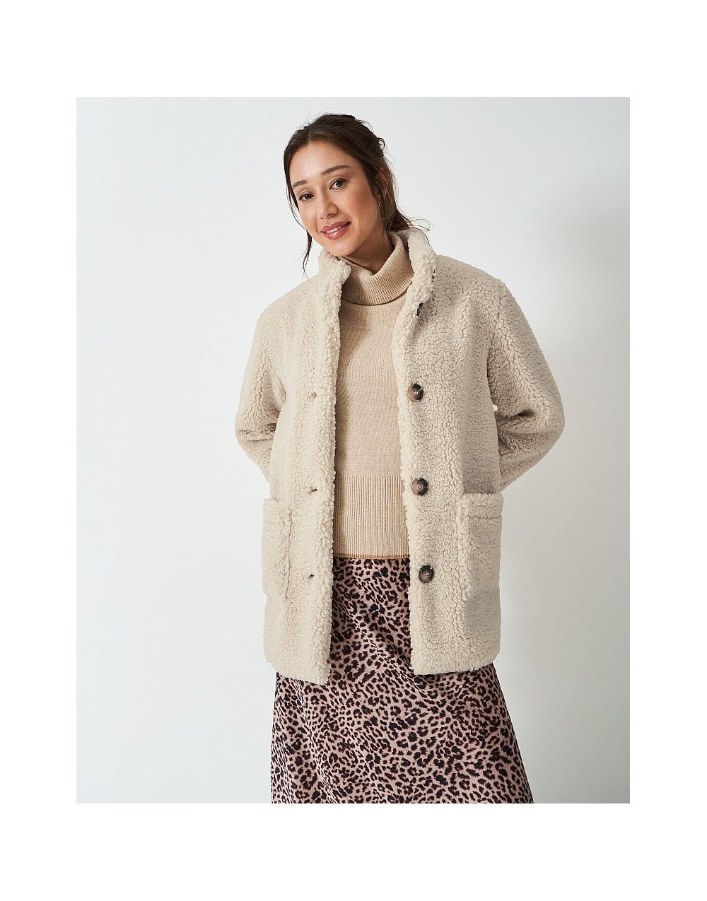 Young Ideas/Henmores - Borg Jacket - Oatmeal - 8