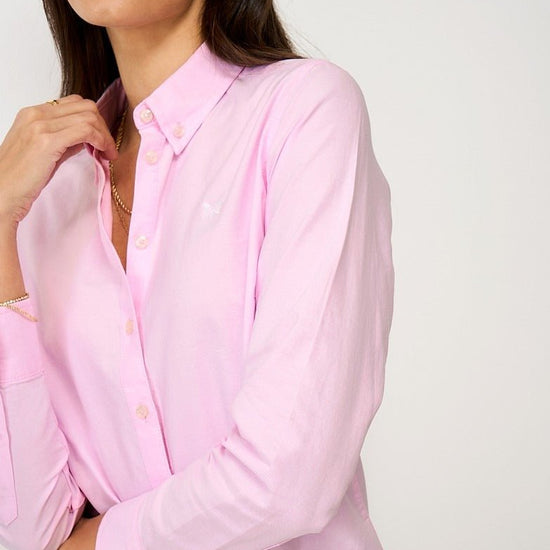 Young Ideas & Henmores - Bracken Cotton Shirt - Pink - 8