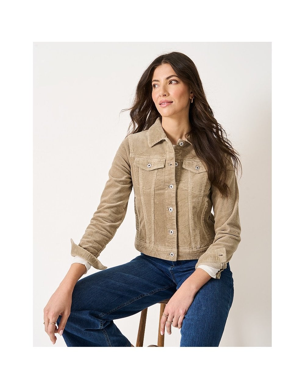 Young Ideas/Henmores - Cord Western Jacket - Biscuit - 8