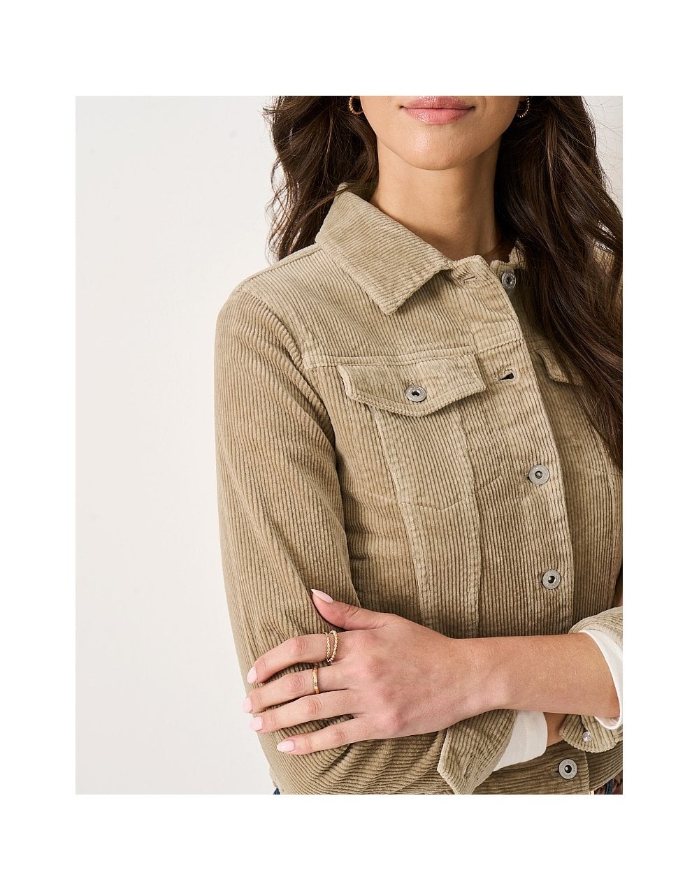 Young Ideas/Henmores - Cord Western Jacket - Biscuit - 8