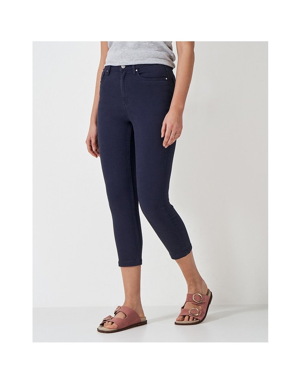 Young Ideas/Henmores - Cropped Jeans - Blue - 8