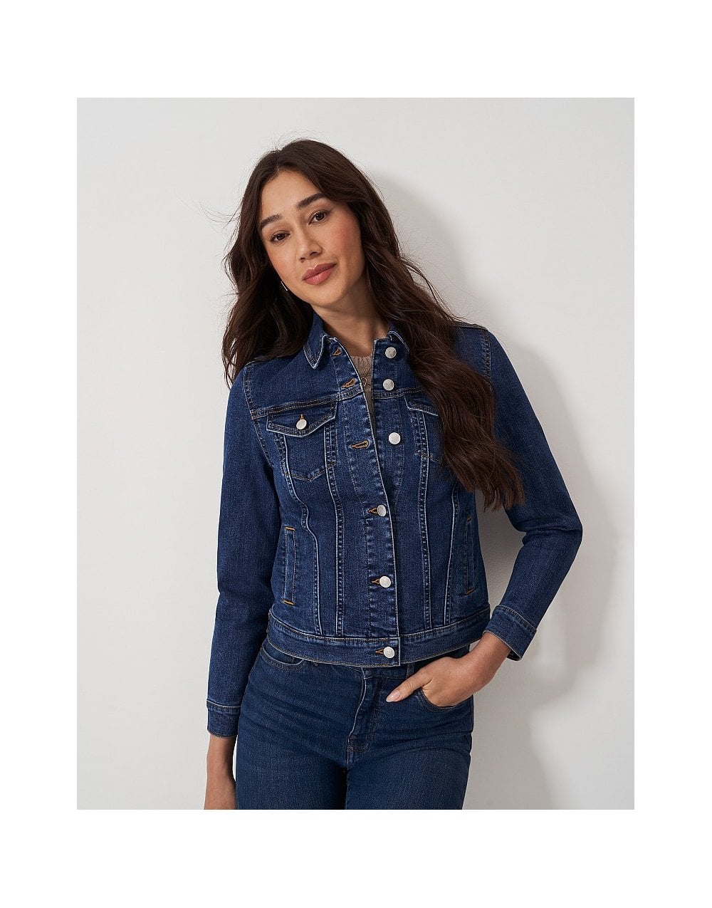 Young Ideas/Henmores - Denim Western Jacket - Mid Wash - 8