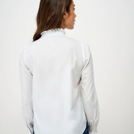 Young Ideas & Henmores - Emilia Frill Blouse - White - 8