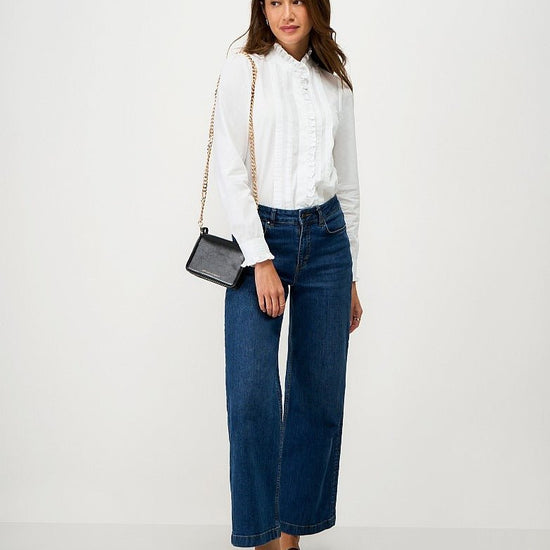 Young Ideas & Henmores - Emilia Frill Blouse - White - 8