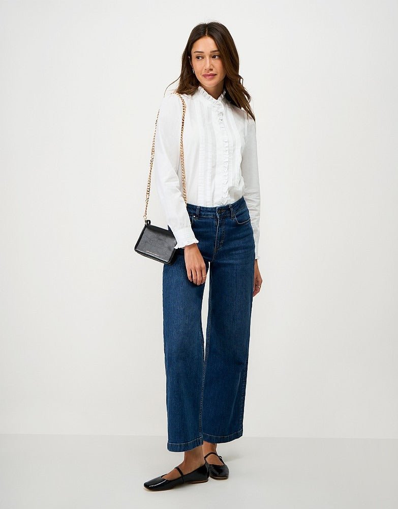 Young Ideas & Henmores - Emilia Frill Blouse - White - 8