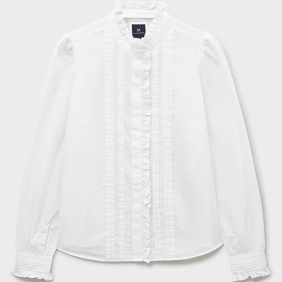 Young Ideas & Henmores - Emilia Frill Blouse - White - 8