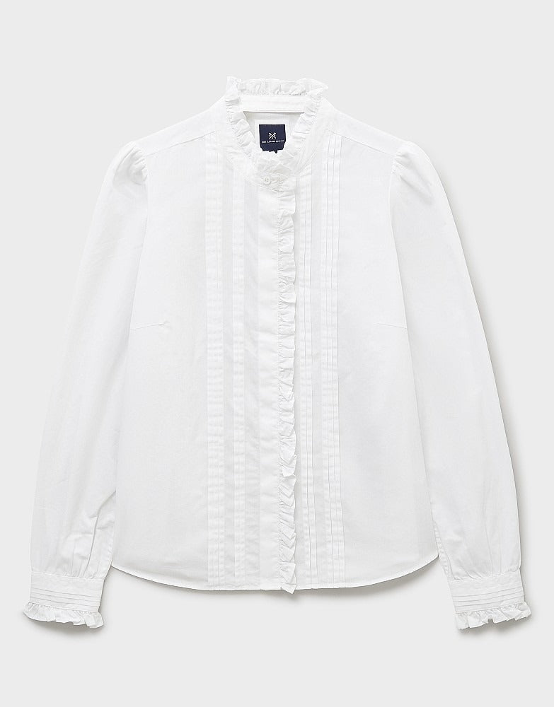 Young Ideas & Henmores - Emilia Frill Blouse - White - 8