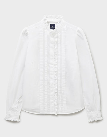 Young Ideas & Henmores - Emilia Frill Blouse - White - 8