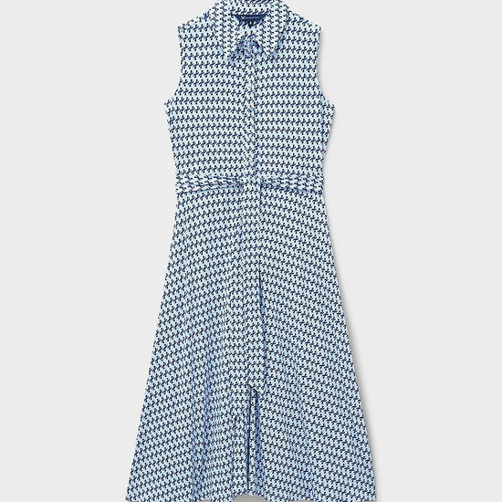 Young Ideas & Henmores - Emma Sleeveless Jersey Shirt Dress - Blue Wave Glo - 8