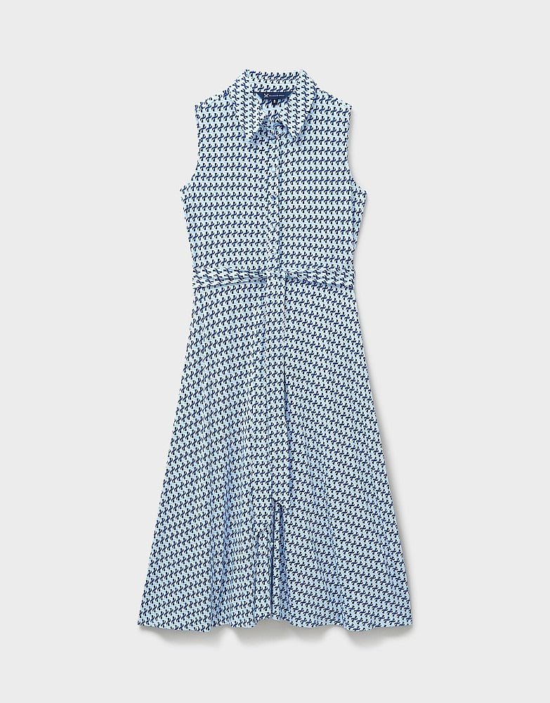 Young Ideas & Henmores - Emma Sleeveless Jersey Shirt Dress - Blue Wave Glo - 8