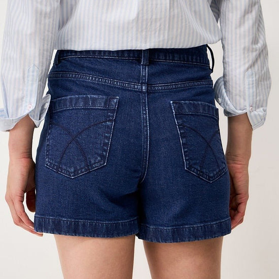 Young Ideas & Henmores - Front Pocket Denim Short - Mid Wash - 8