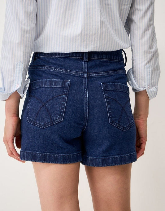 Young Ideas & Henmores - Front Pocket Denim Short - Mid Wash - 8