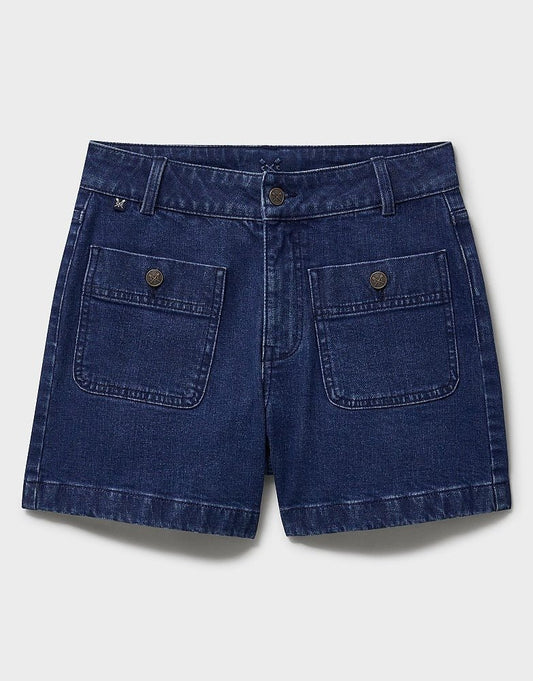 Young Ideas & Henmores - Front Pocket Denim Short - Mid Wash - 8