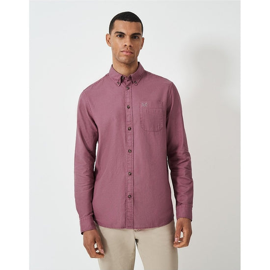 Young Ideas/Henmores - Garment Dyed LS Oxford Shirt - Deco Rose - M