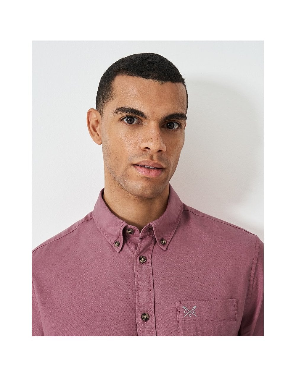 Young Ideas/Henmores - Garment Dyed LS Oxford Shirt - Deco Rose - M