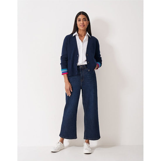 Young Ideas/Henmores - Harmony Relaxed V Neck Cardigan - Heritage Navy - 8