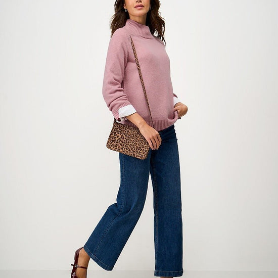 Young Ideas & Henmores -Harmony Saddle Shoulder Funnel Neck -Pink -8