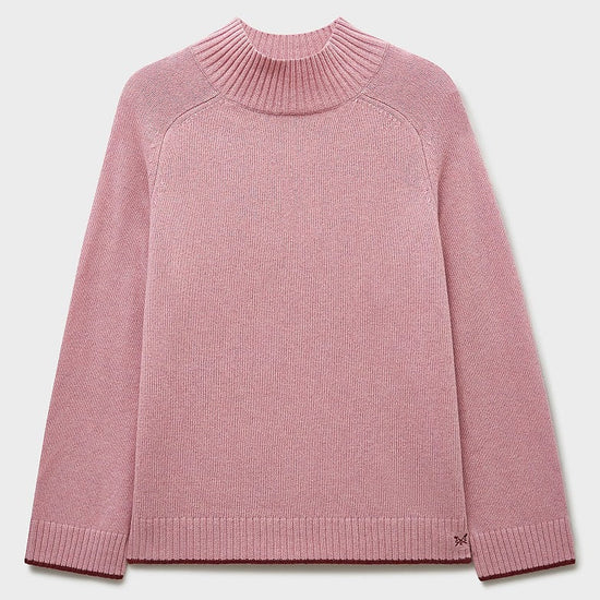 Young Ideas & Henmores -Harmony Saddle Shoulder Funnel Neck -Pink -8